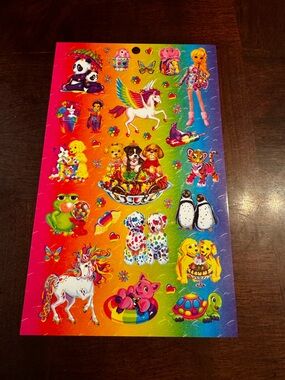 # 2 Lisa Frank Sticker Seals Sheet Decal Sheet